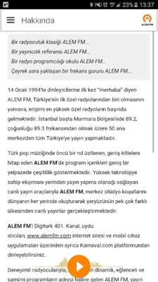 Alem FM android App screenshot 2